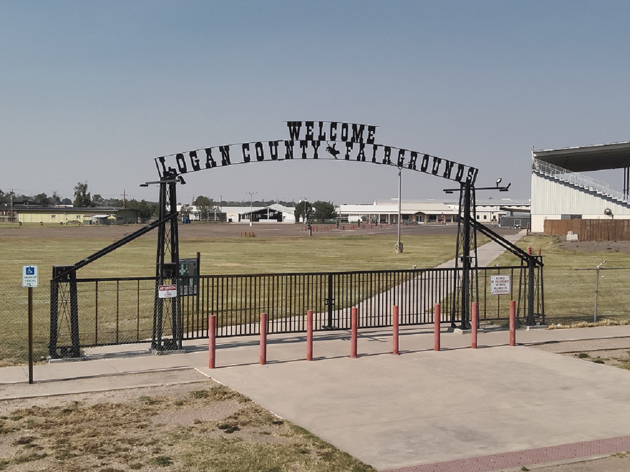 Logan County Fairgrounds gates