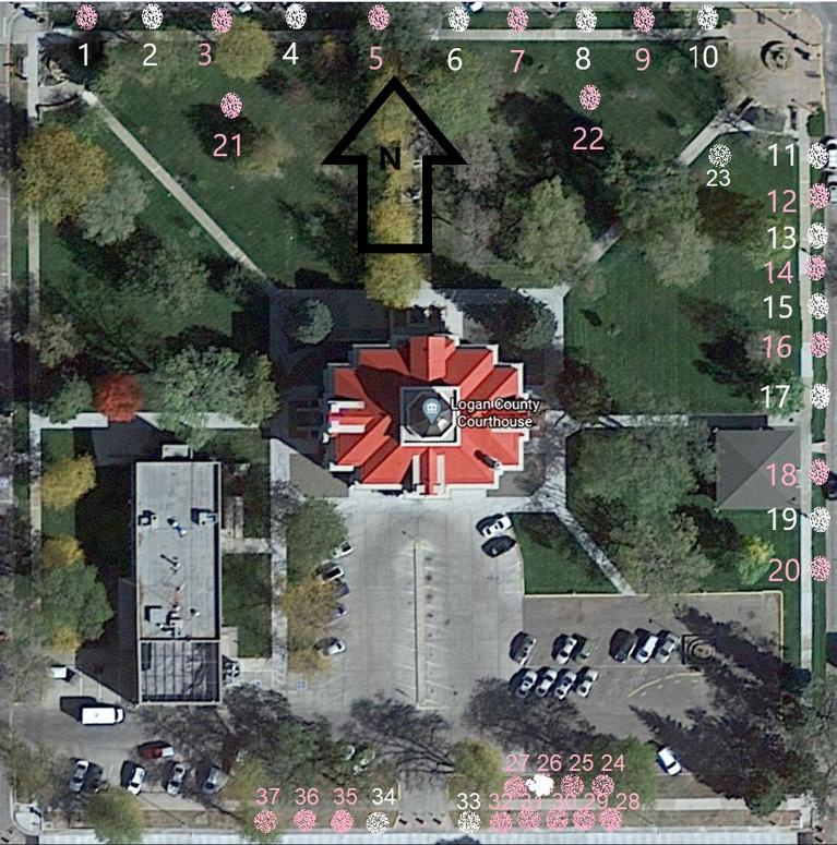 Flowering Memorial Tree Map